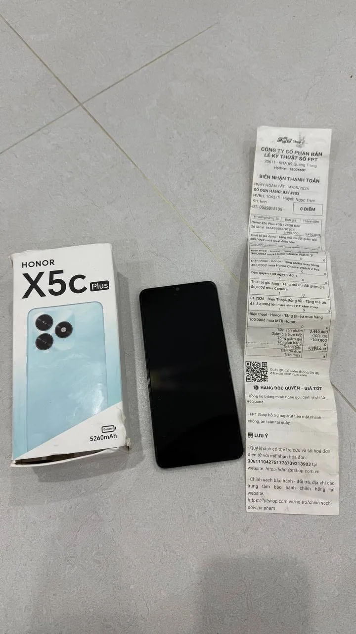 Телефон honor x5c plus