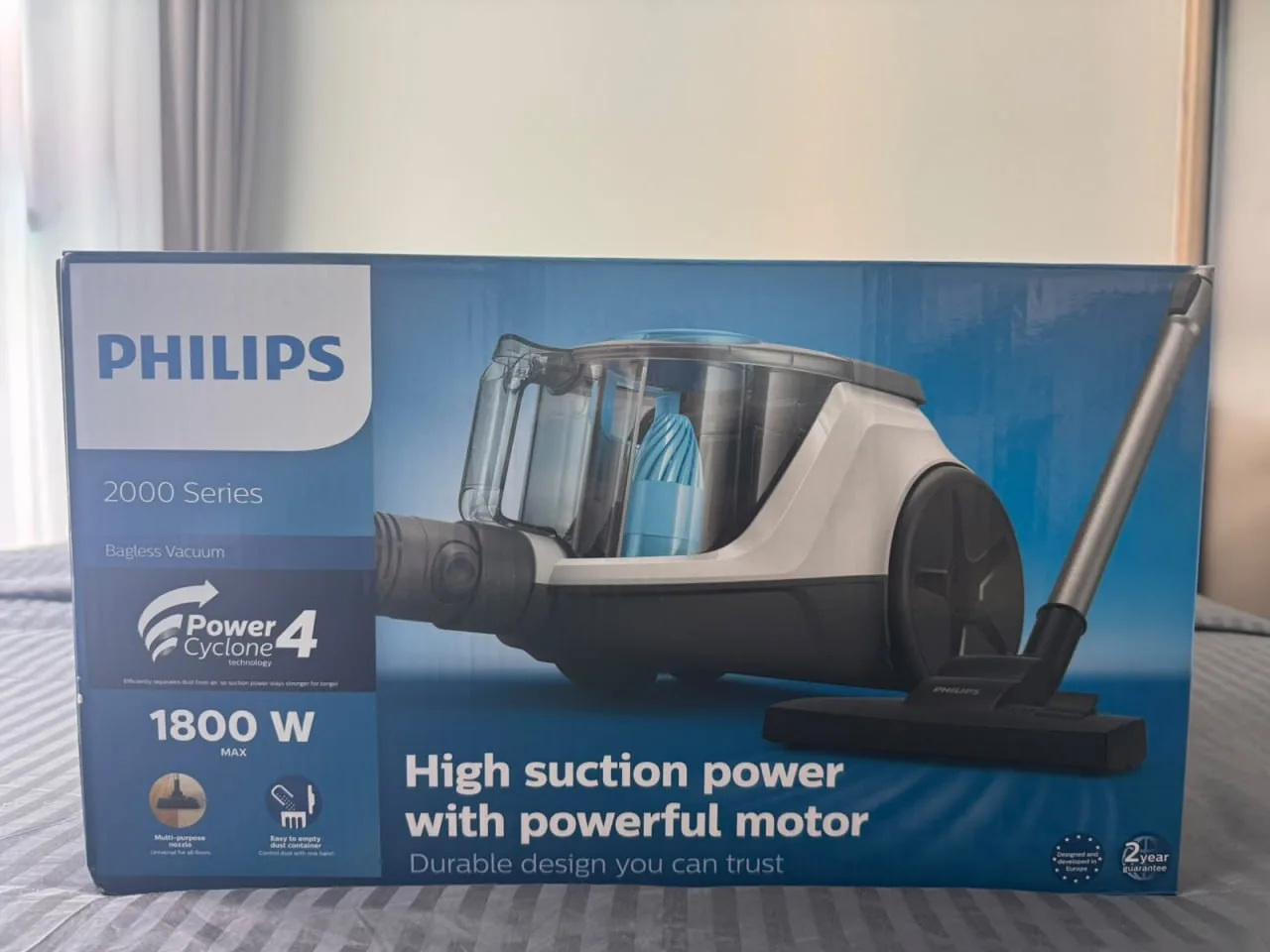 Пылесос Philips 2000 Series, 1800 Вт, новый