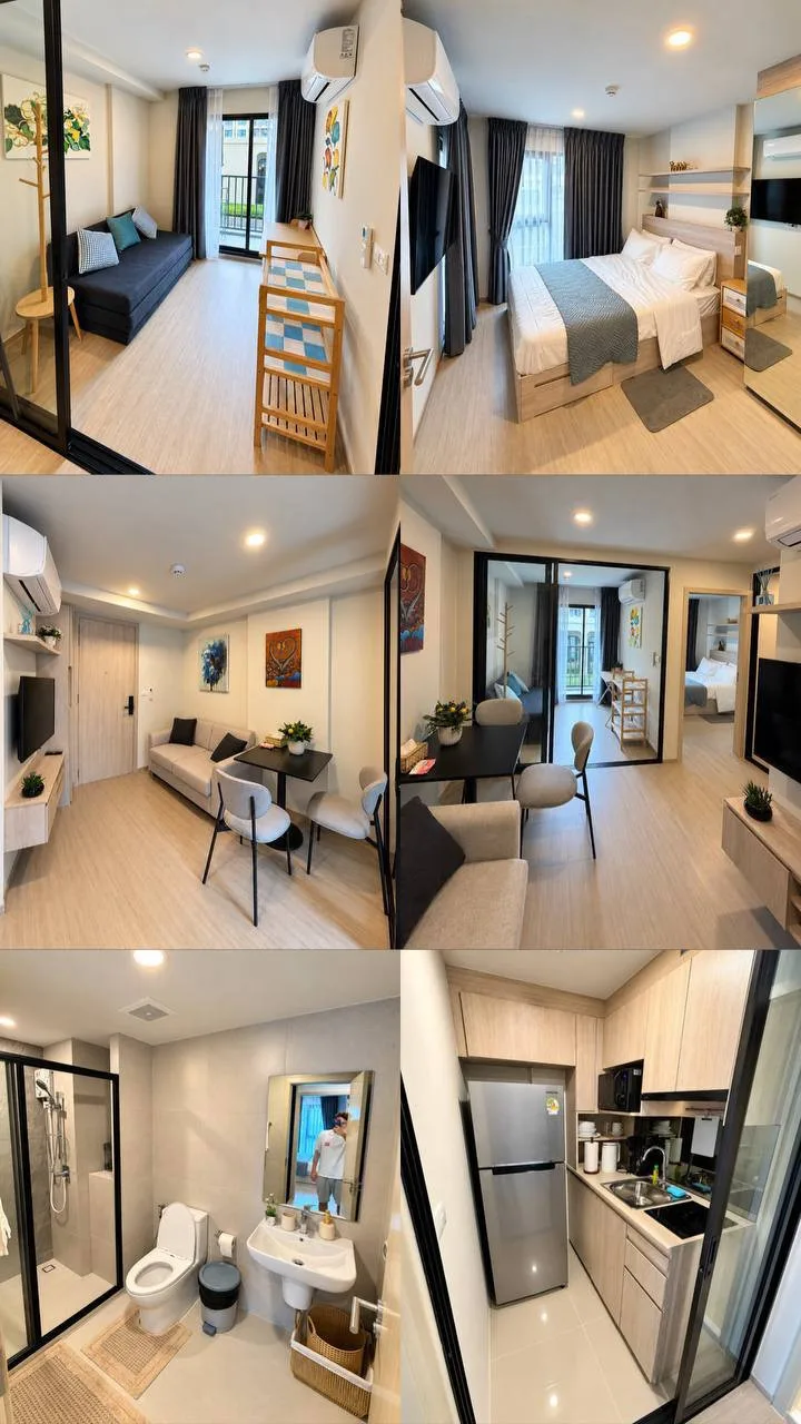 1 спальня + кабинет, 34 м², The Origin Kathu-Patong