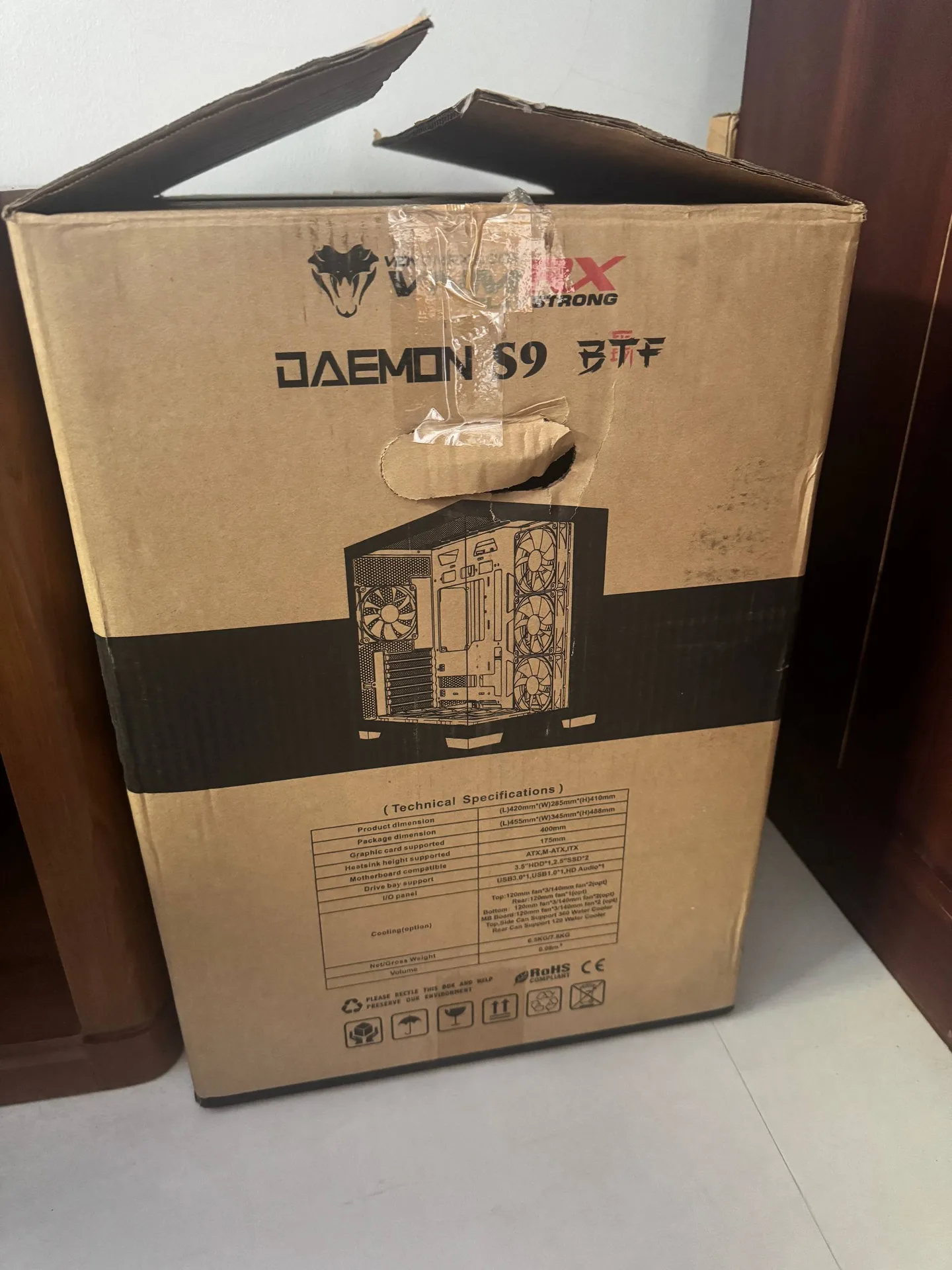 Корпус для ПК VenomRX Daemon S9 BTF