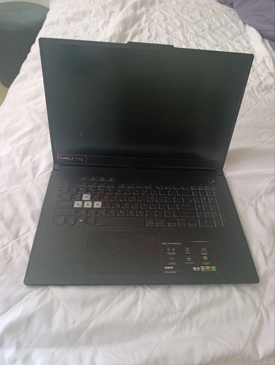 Игровой ноутбук asus-tuf-gaming-a17-2022, RTX 3070