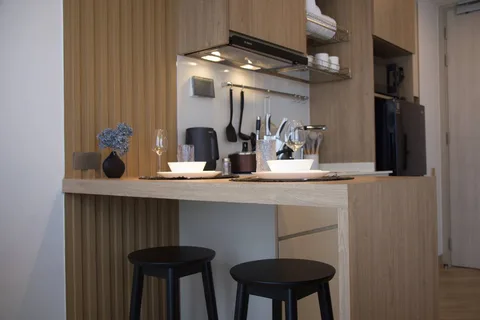 Угловая квартира с 1 спальней, 40 м², в Skypark Celeste, фото 3