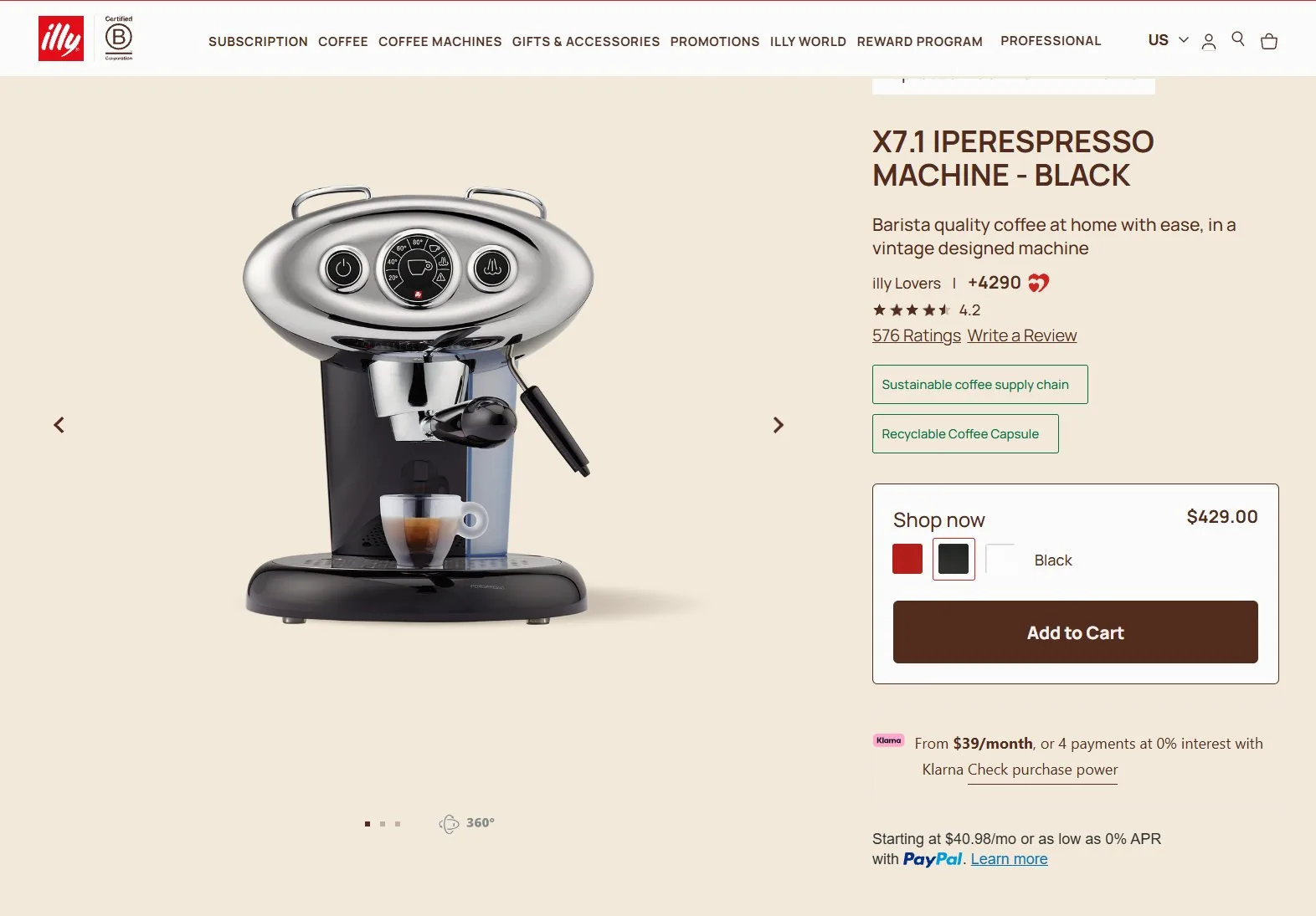 Кофемашина illy X7.1 IperEspresso, фото 4