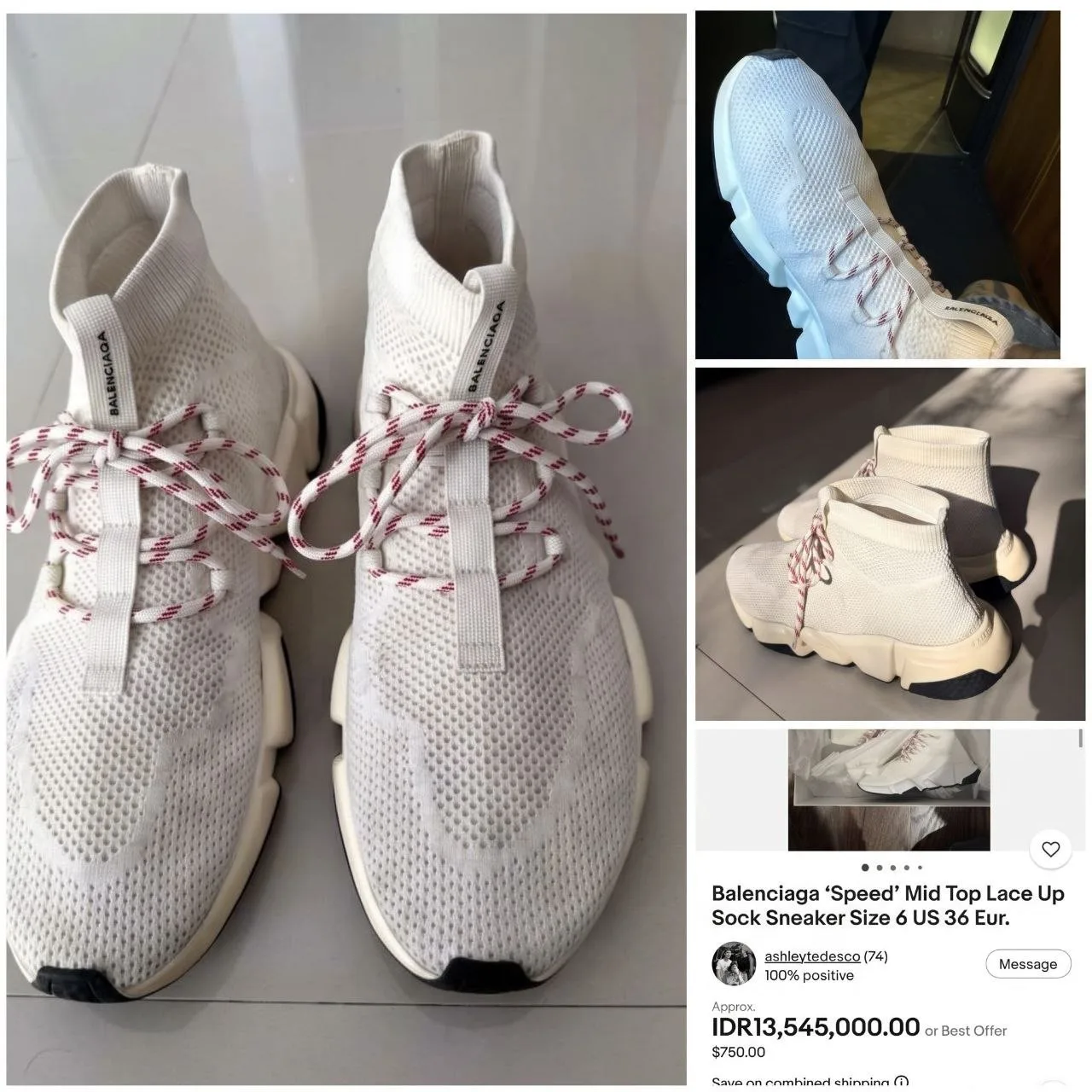 Кроссовки Balenciaga Speed Lace-Up, 42 EU