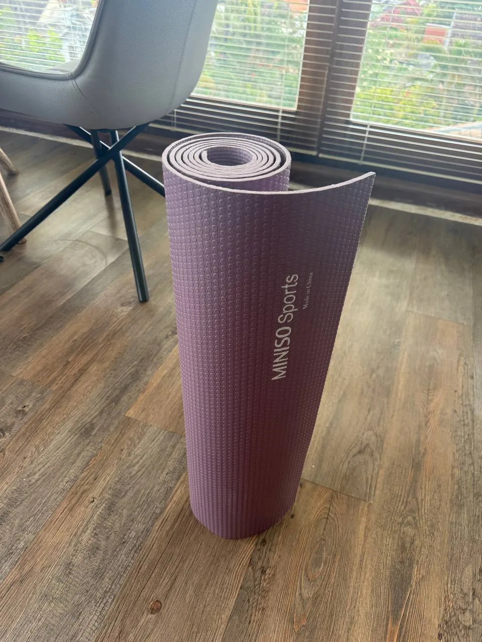 Коврик для йоги MINISO Sports, сиреневый