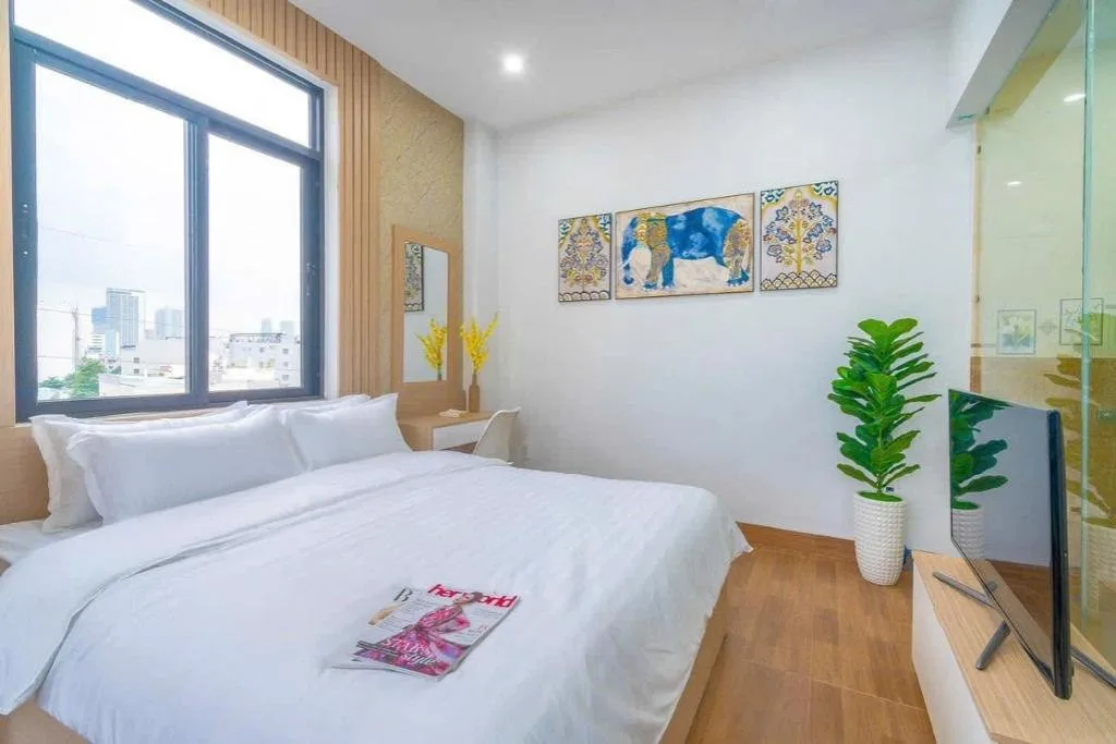 Светлая студия 40 м² с лифтом, Сон Тра, фото 4