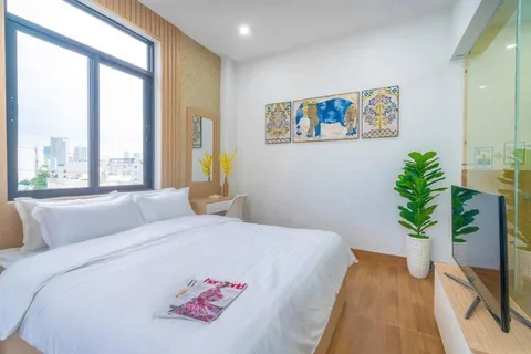 Светлая студия 40 м² с лифтом, Сон Тра, фото 4