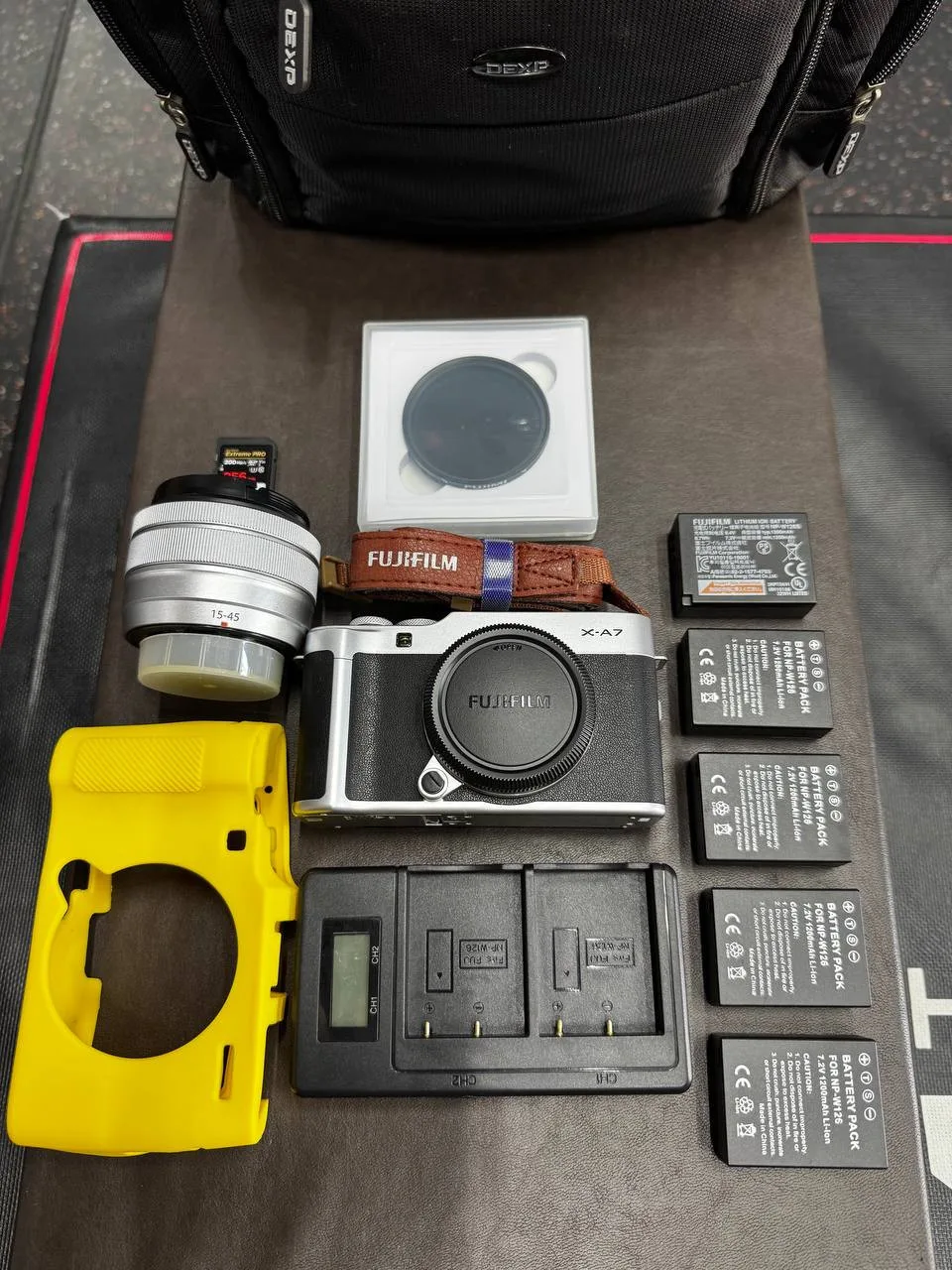 Fujifilm X-A7 + объектив 15–45 мм, комплект