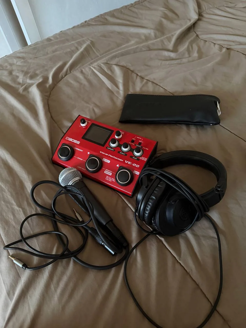 Комплект для вокала BOSS VE-22 + Shure SM58 + Audio-Technica