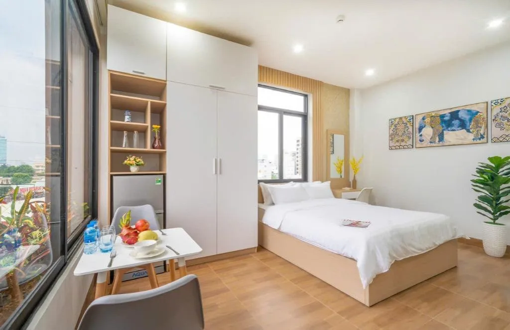 Светлая студия 40 м² с лифтом, Сон Тра