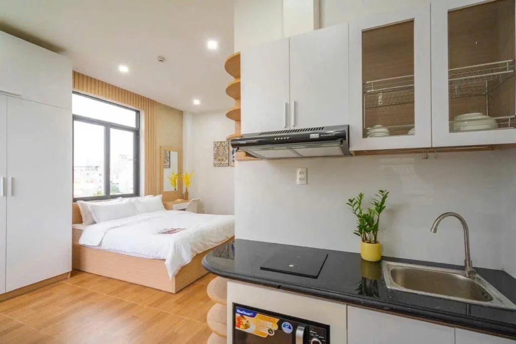 Светлая студия 40 м² с лифтом, Сон Тра, фото 5