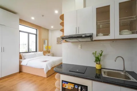 Светлая студия 40 м² с лифтом, Сон Тра, фото 5