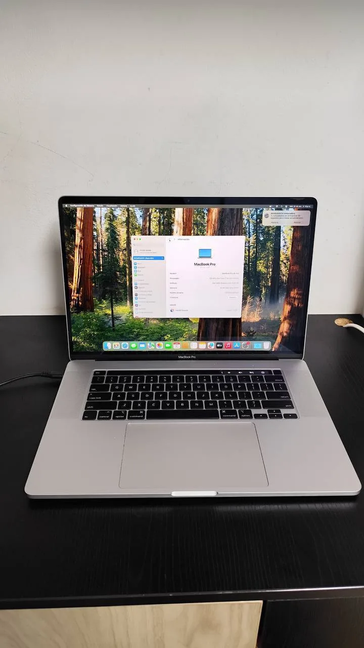 Macbook pro 16" 2019, i7, 16gb, 512gb