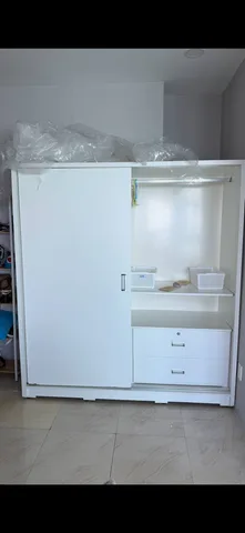 Шкаф белый, высота 2 на 1,8, фото 3
