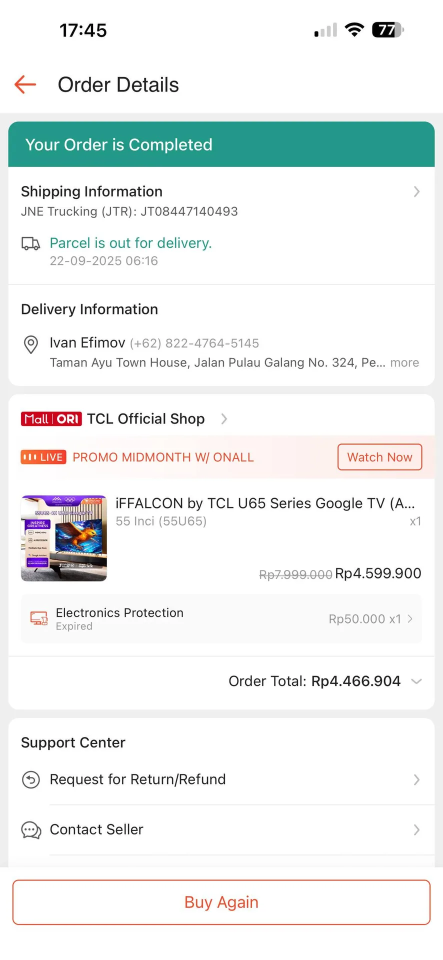 Телевизор 4К 55 дюймов, smart tv, фото 2