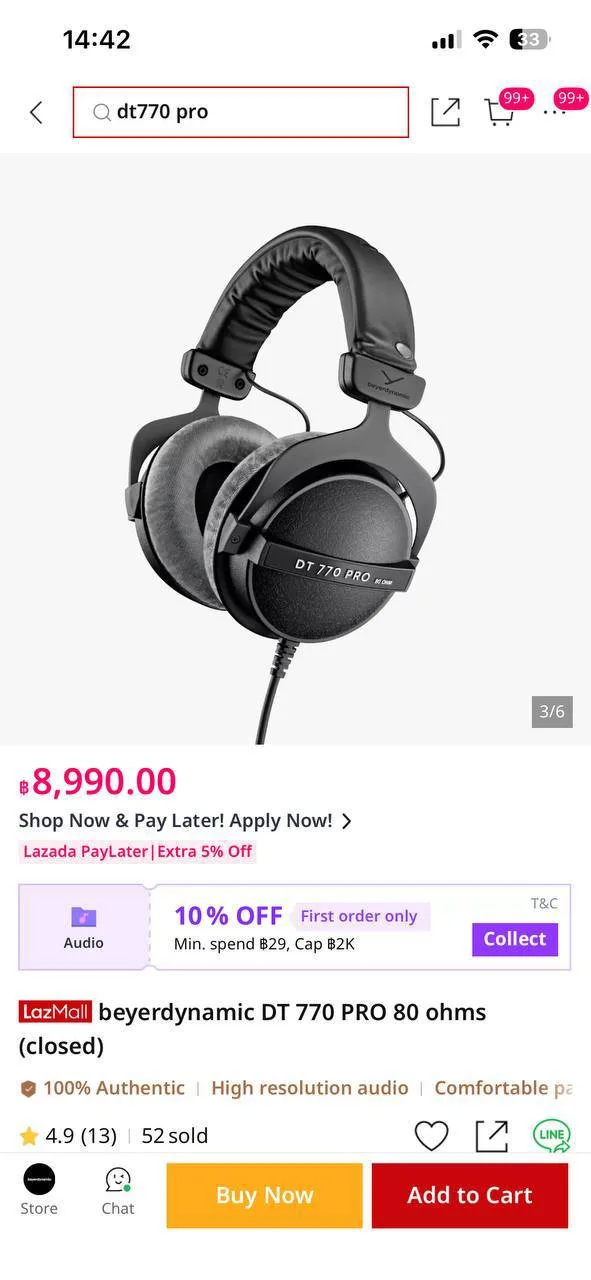 Наушники Beyerdynamic DT 770 Pro 80 Ohm