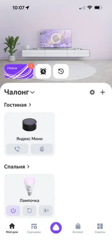 Яндекс.Станция Мини с умной лампочкой, фото 2