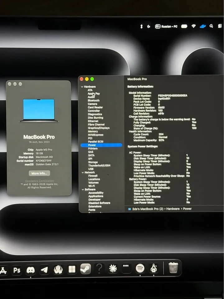 MacBook Pro 16 M3 Pro 18/512, фото 4