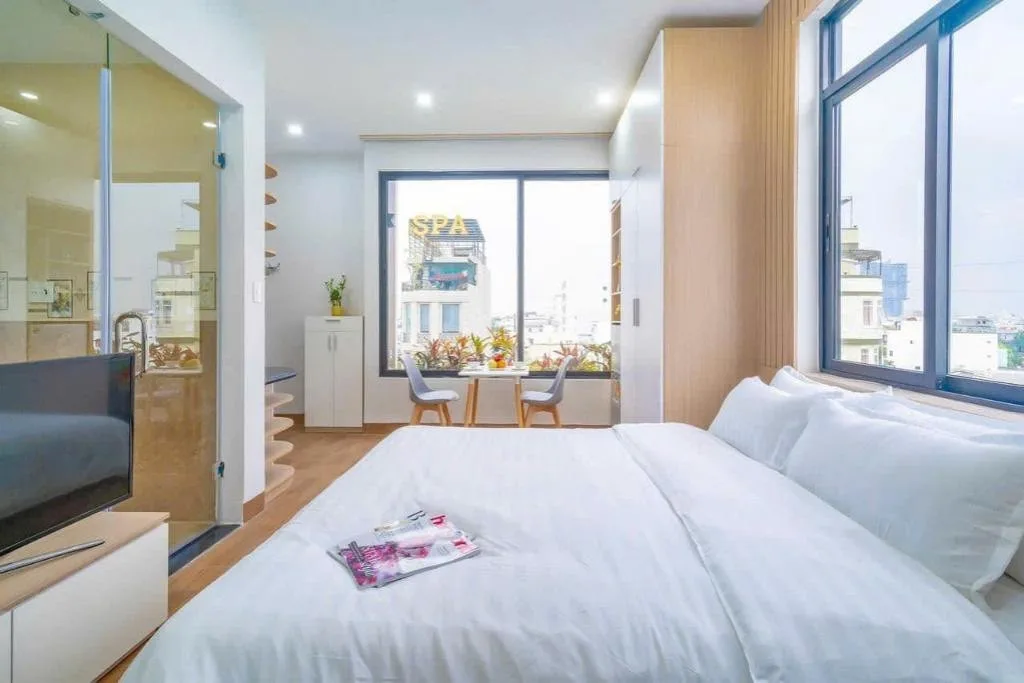 Светлая студия 40 м² с лифтом, Сон Тра, фото 3