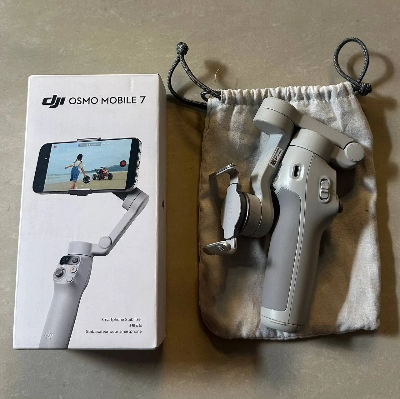 Стабилизатор dji osmo mobile 7, полный комплект