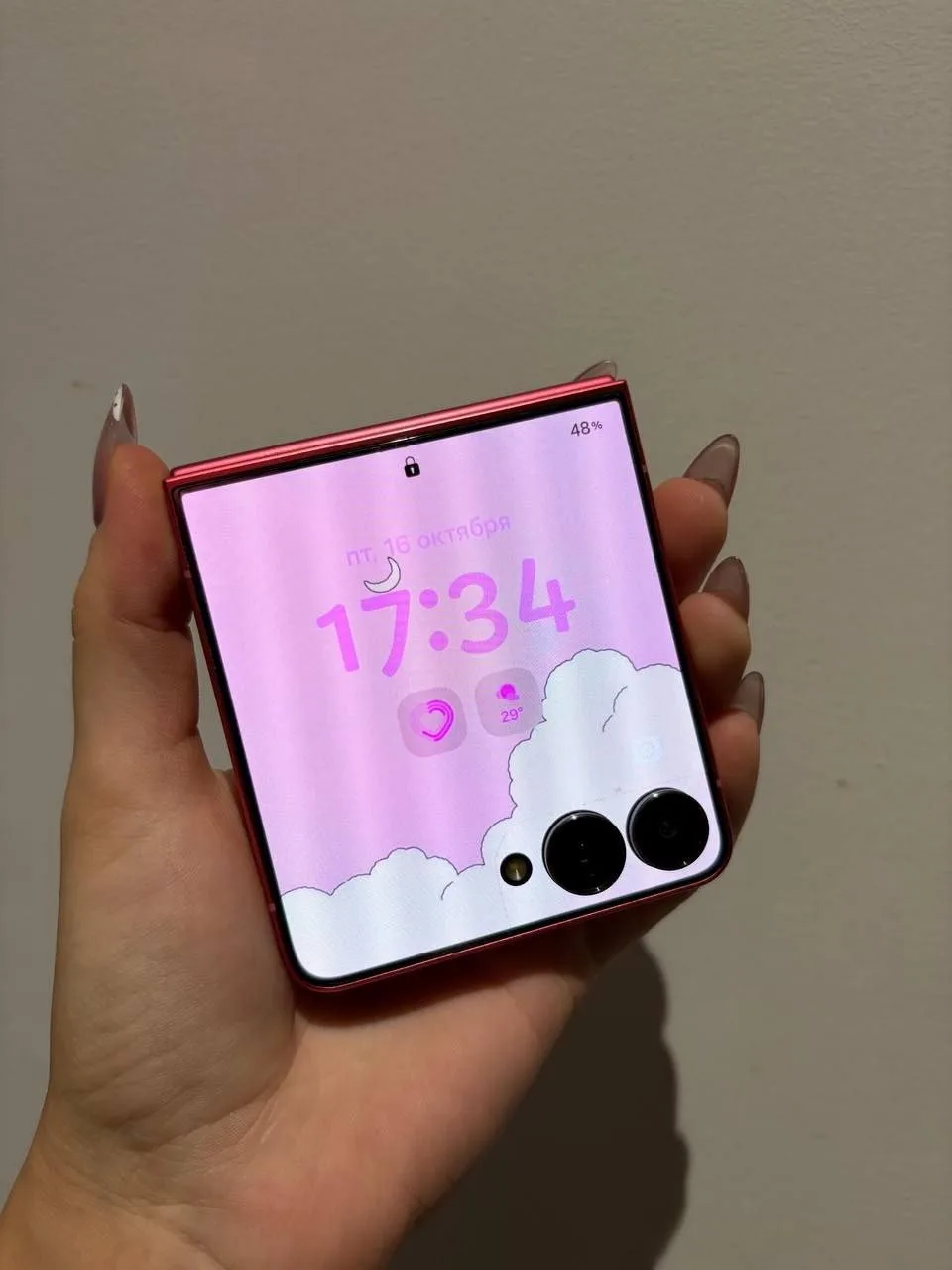 Samsung Galaxy Z Flip7, розовый