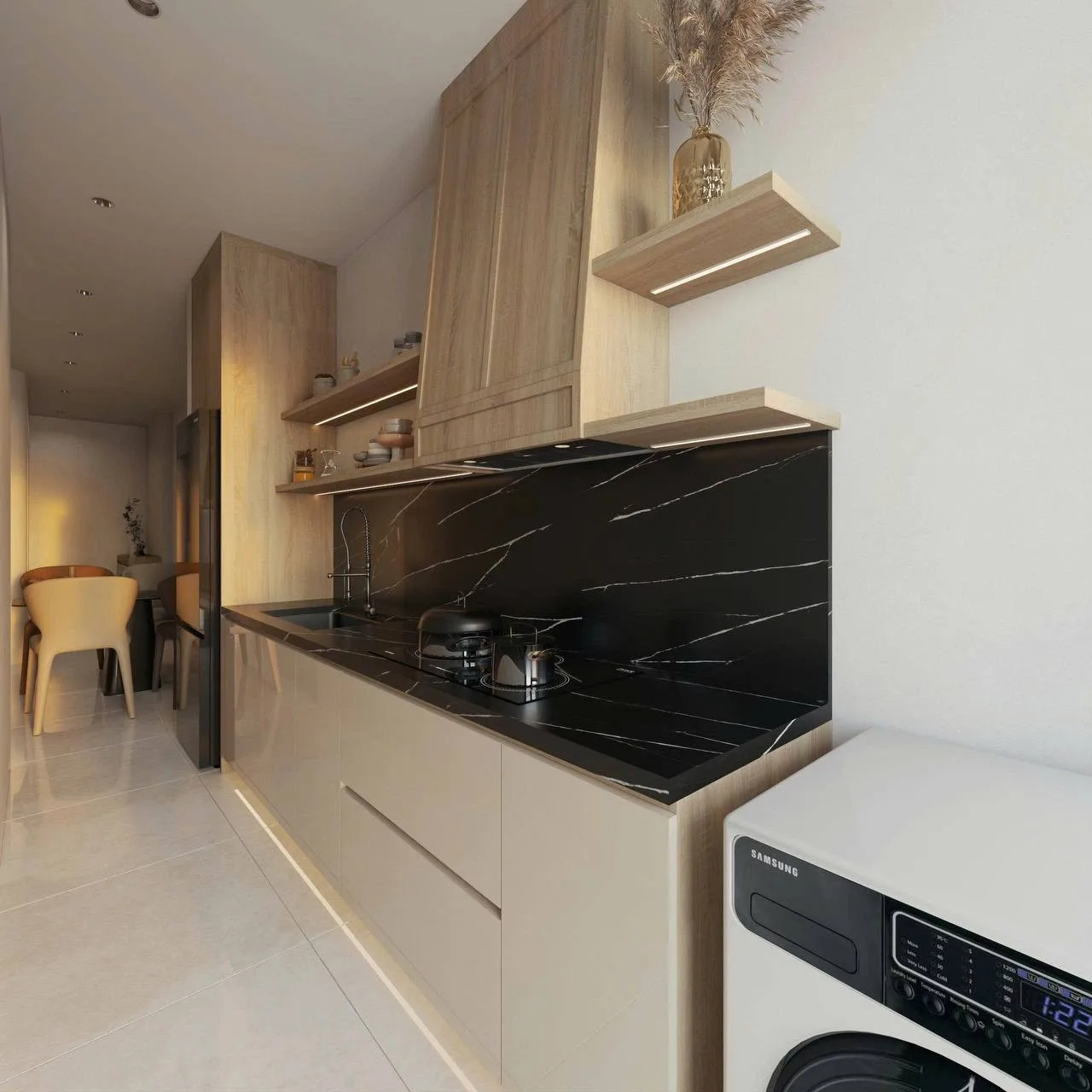 Новая квартира с отдельной спальней, 40 м², Phước Hải, фото 3