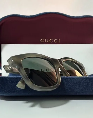 Мужские солнцезащитные очки Gucci, полный комплект, фото 3