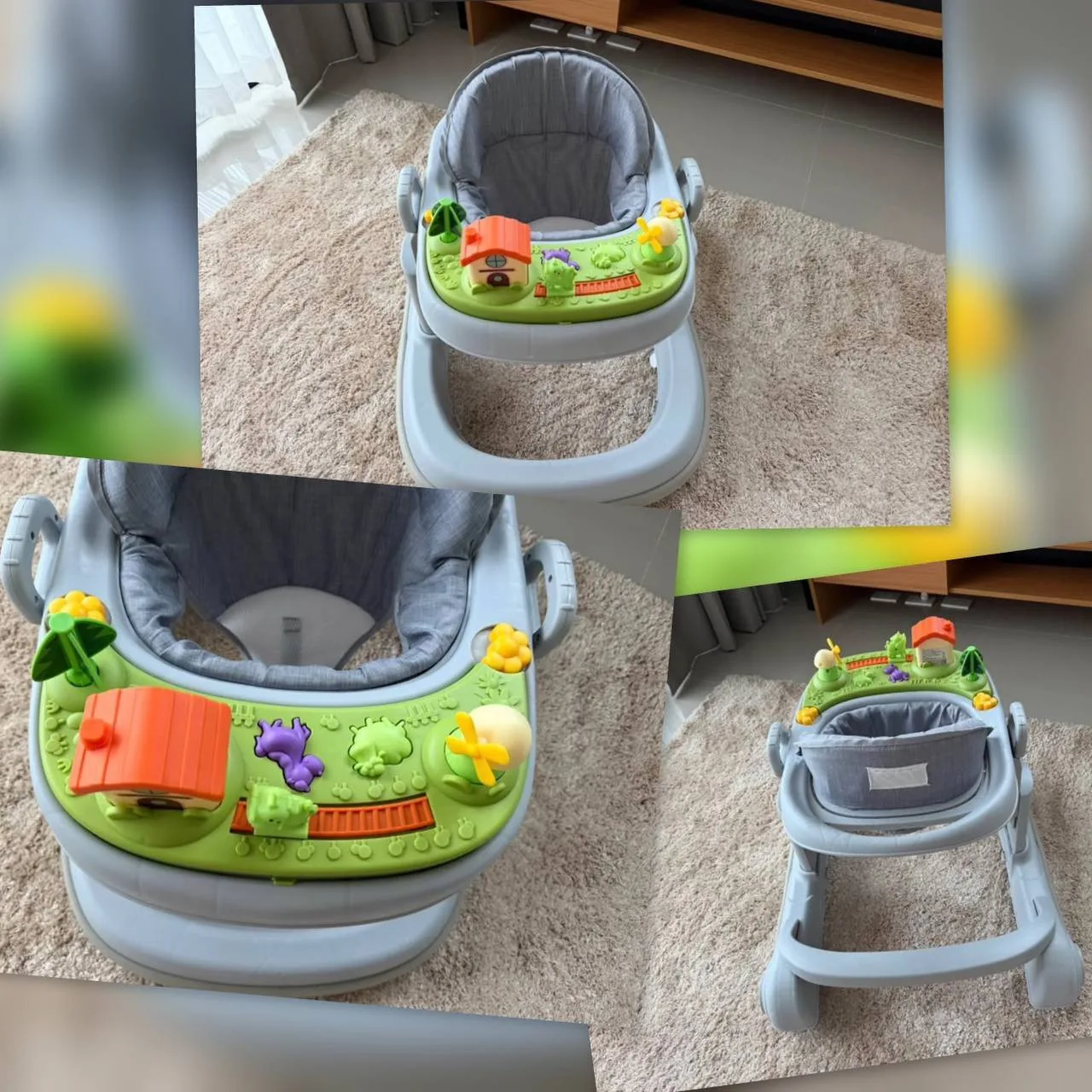 Детские ходунки с игровой панелью