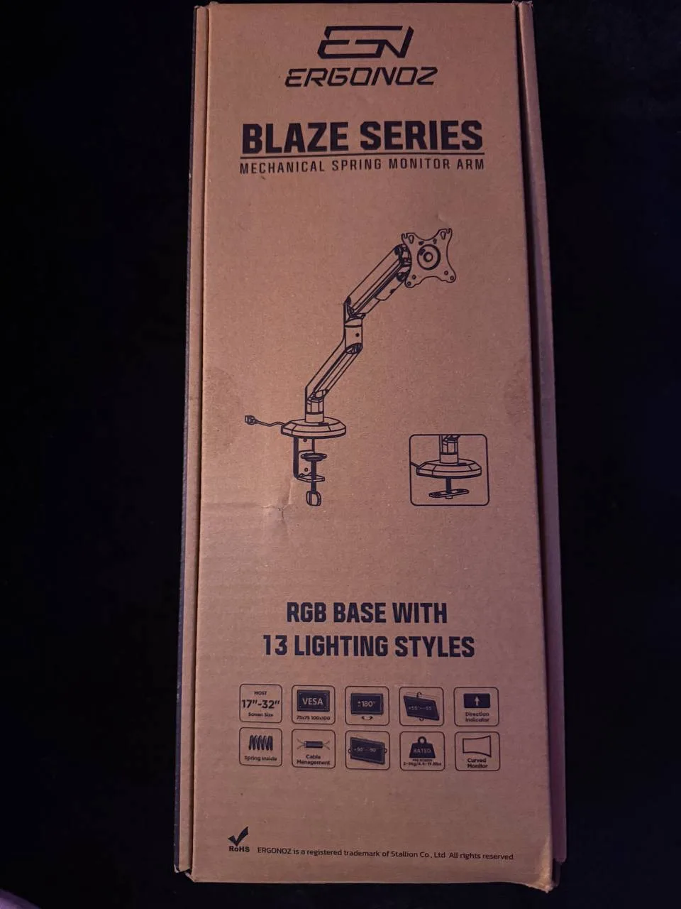 Крепление (плечо) для монитора ERGONOZ EGN-BLAZE-S, фото 3