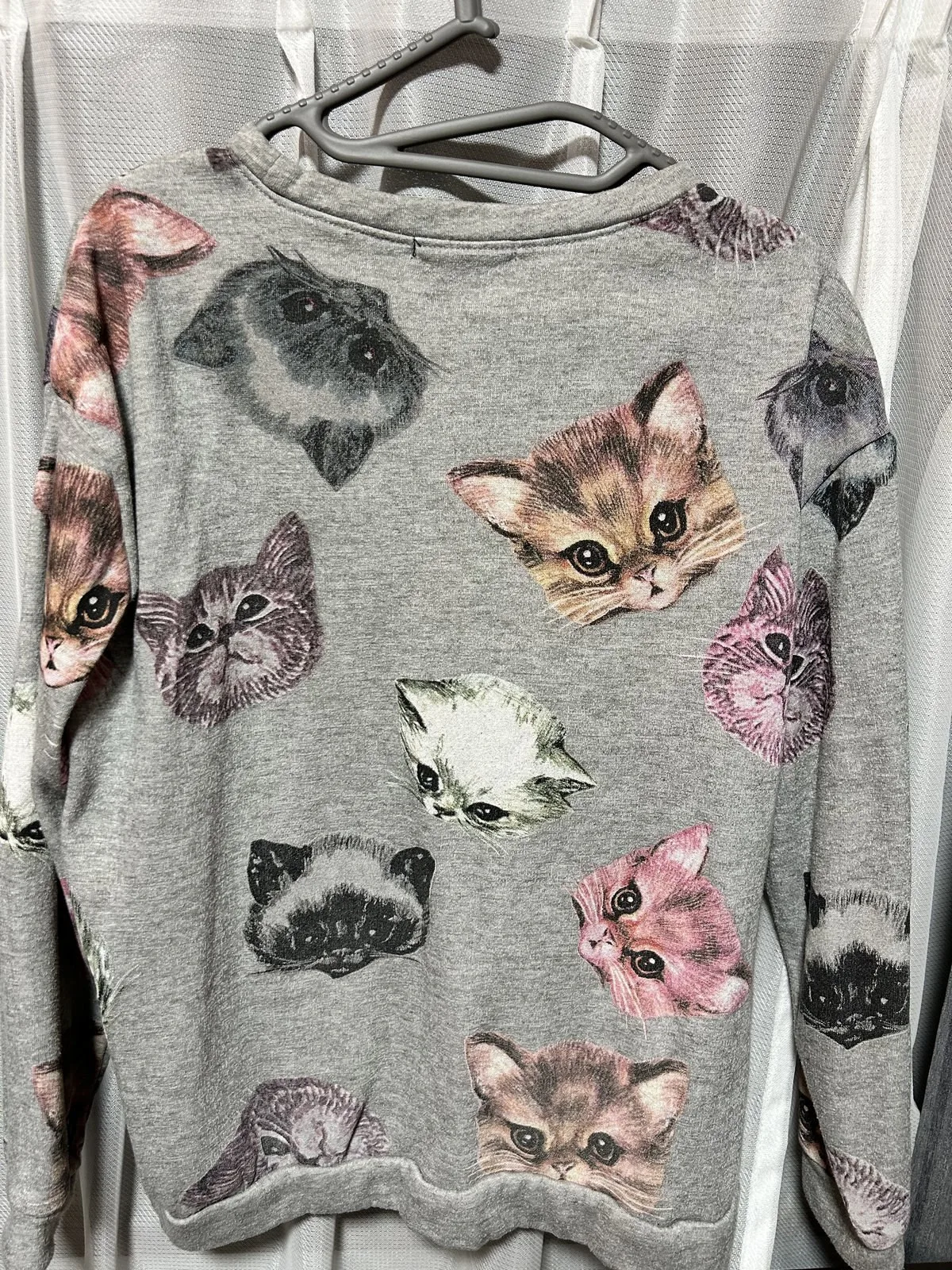 Свитшот с котиками Forever 21, размер M