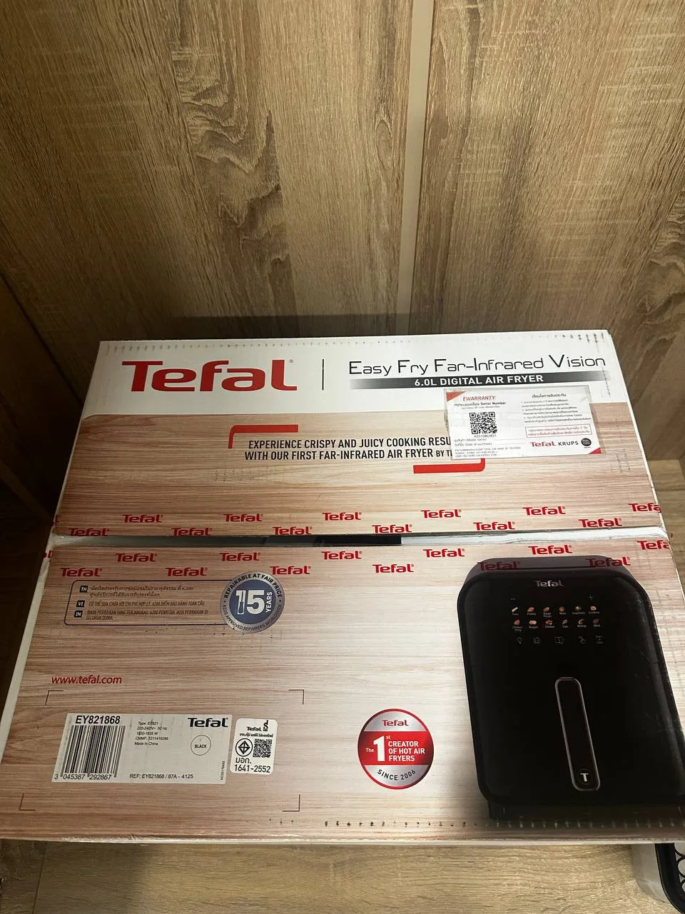 Аэрогриль Tefal Easy Fry Far-Infrared Vision 6.0L, фото 3