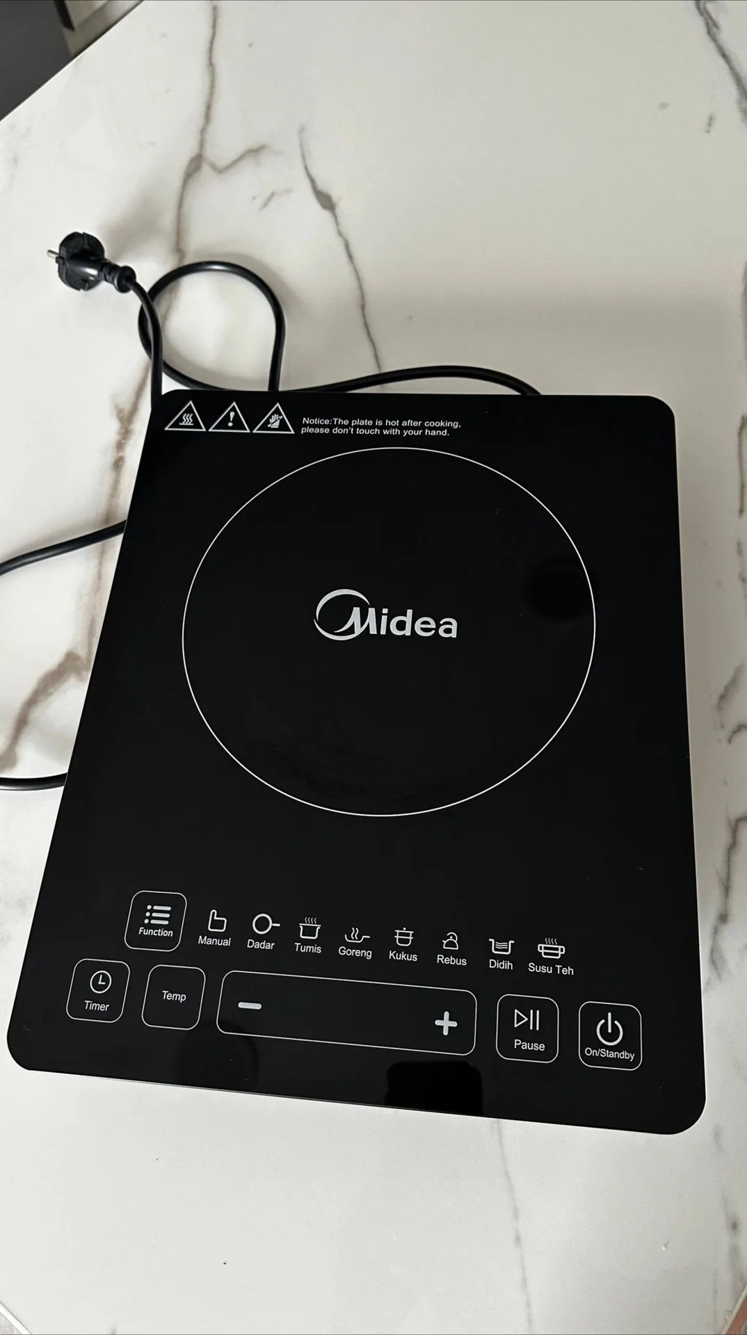 Индукционная плита Midea