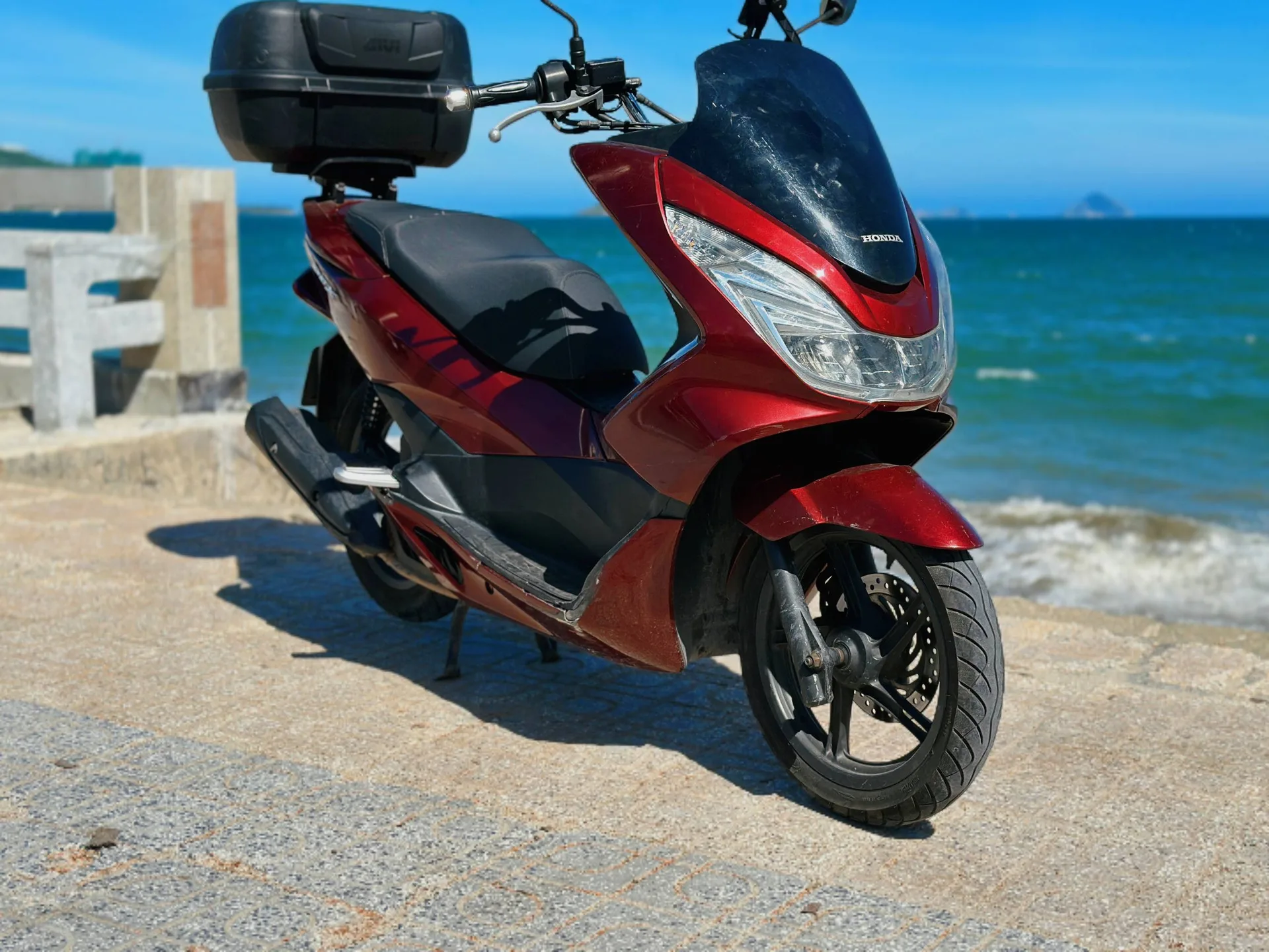 Honda PCX, 2014, красный