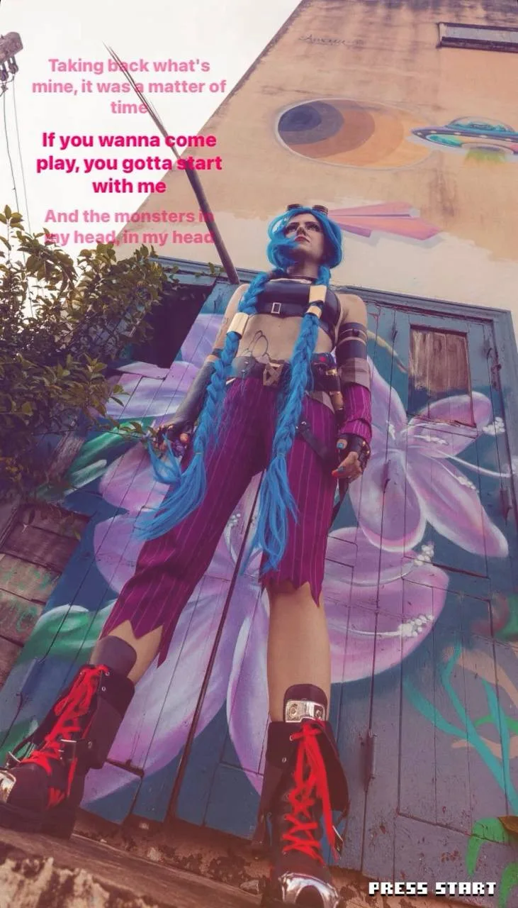Костюм Jinx Arcane, размер S/M
