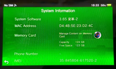 PS Vita PCH-1108 (Fat), модифицированная, чёрная, фото 7