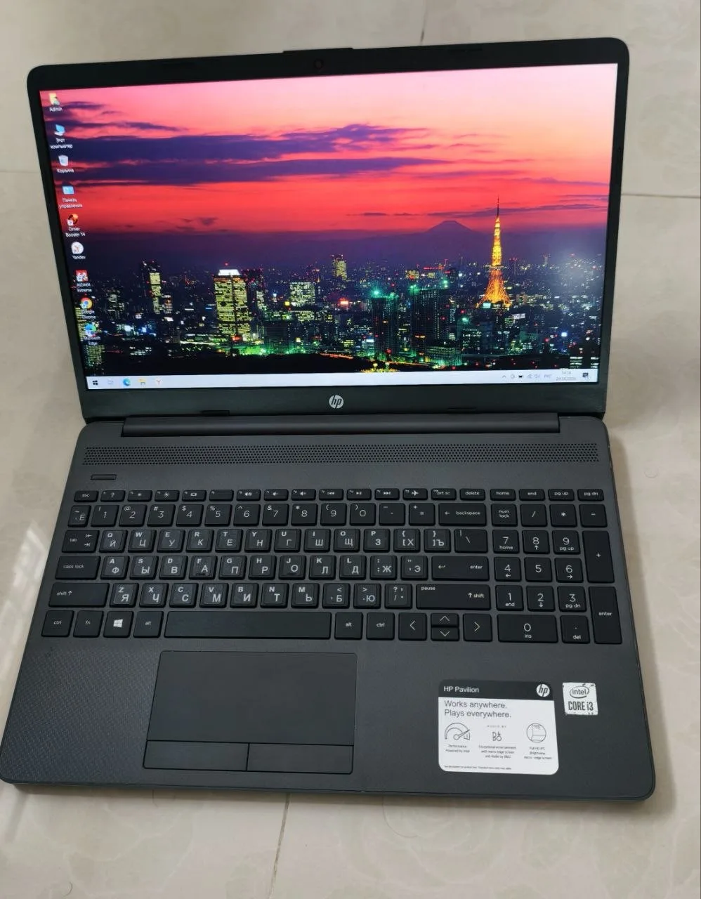 Ноутбук HP 250 G8, i3-1005G1, 12 ГБ, SSD 256 ГБ