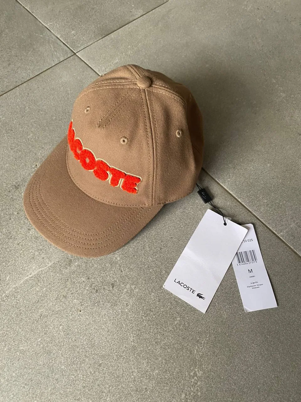 Мужская кепка LACOSTE, размер M