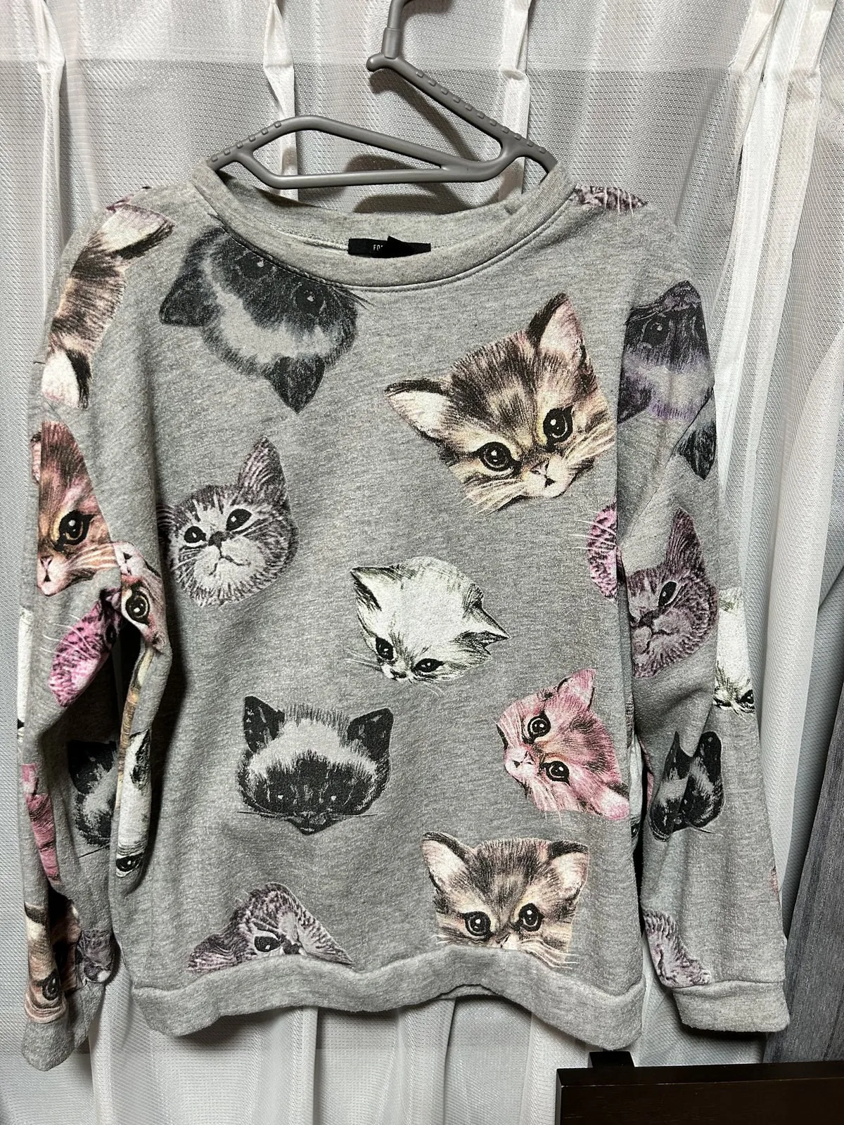 Свитшот с котиками Forever 21, размер M