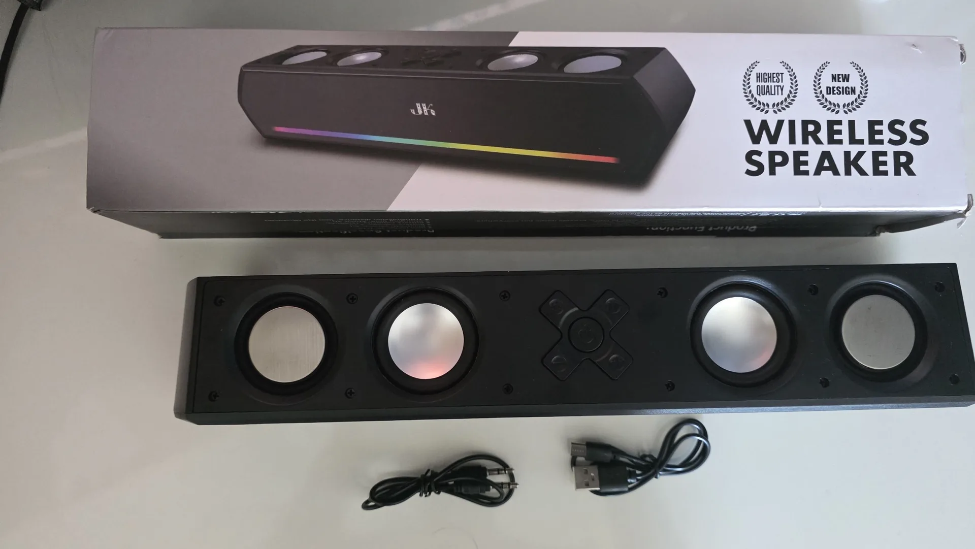 Bluetooth-саундбар с RGB-подсветкой, 28 Вт, фото 2