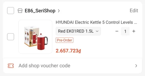 Электрический чайник Hyundai EK01RED, 1.5 литра, фото 4