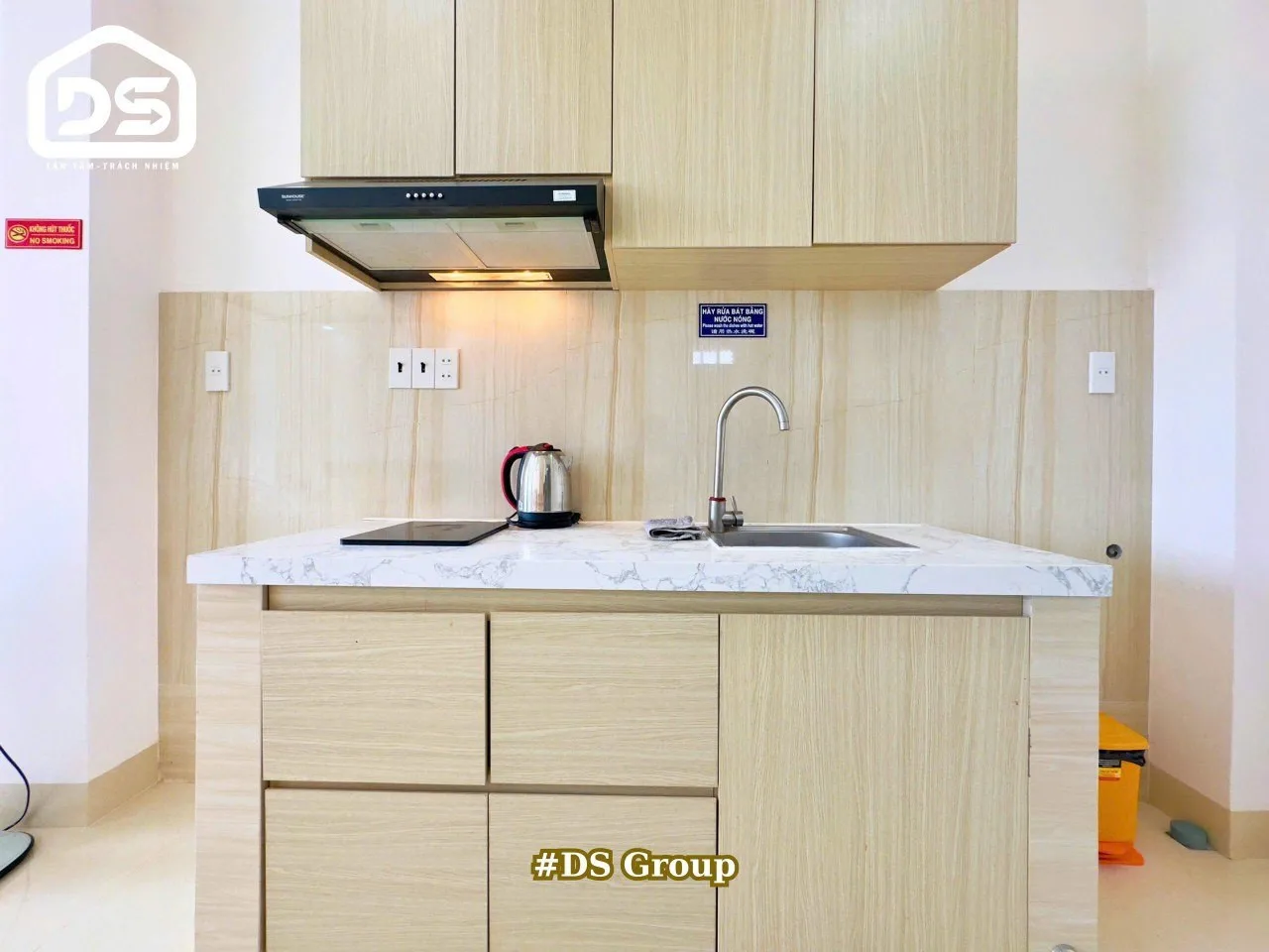 Апартаменты 35 м² с балконом на Dã Tượng