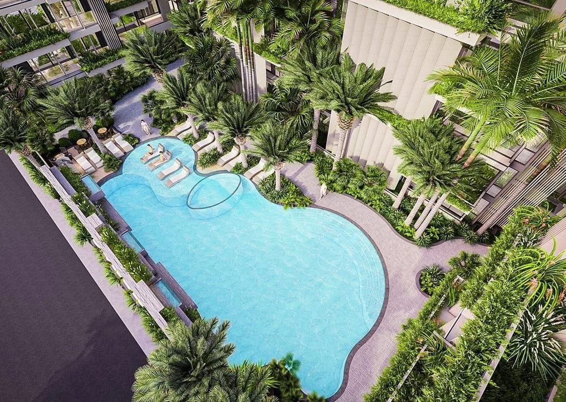 Квартира 47,4 м² в Siam Oriental Oasis, Пратамнак, фото 4