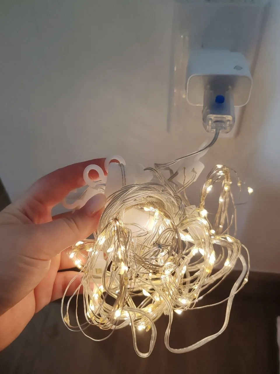 Гирлянда с крючками, USB