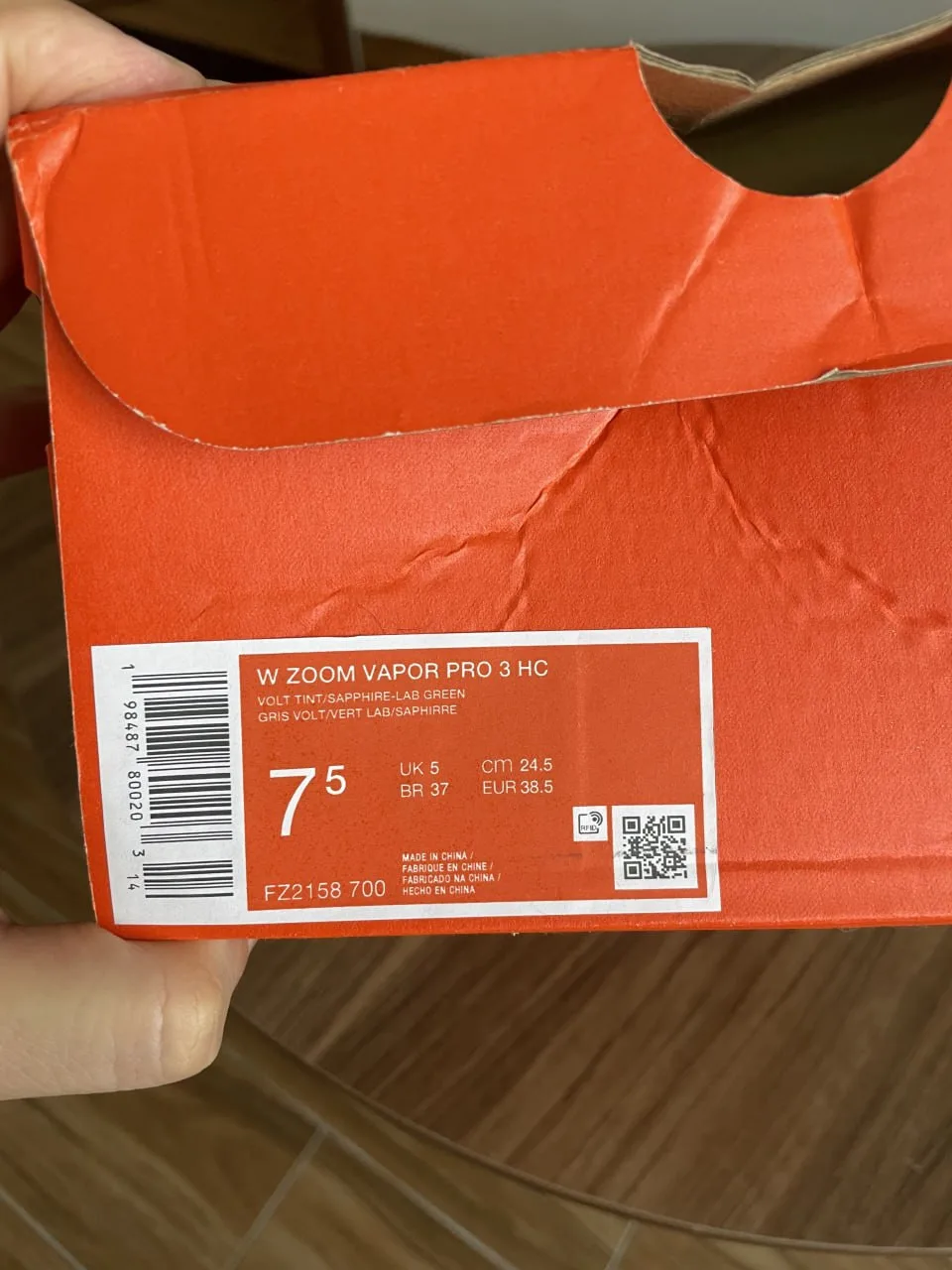 Теннисные кроссовки Nike Zoom Vapor Pro 3 HC, EUR 38.5, фото 5