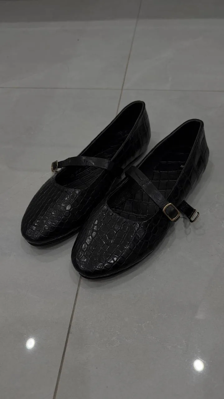 Туфли женские из натурального крокодила, 36-37