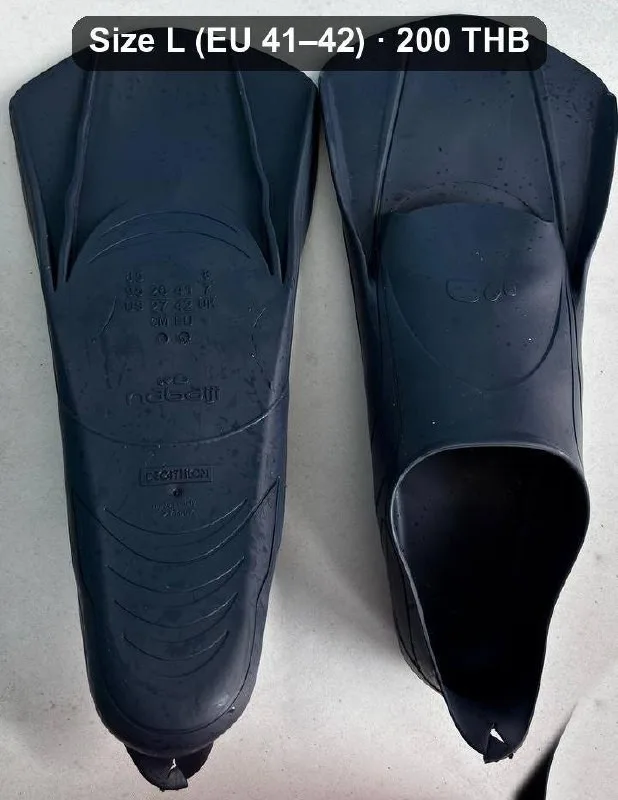 Ласты Decathlon Nabaiji, размер L (41–42)