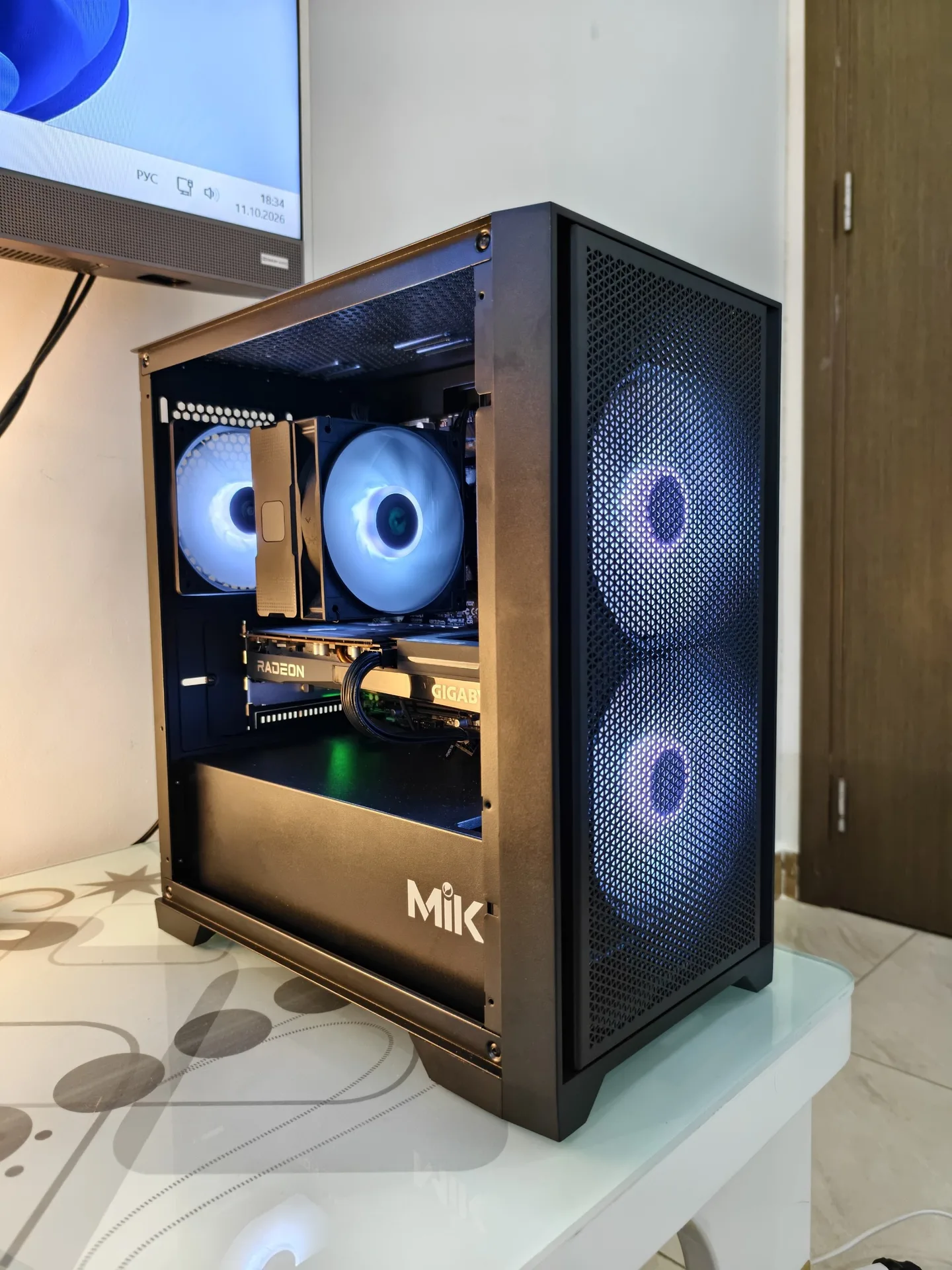 Игровой ПК Ryzen 5600, Rx 6600