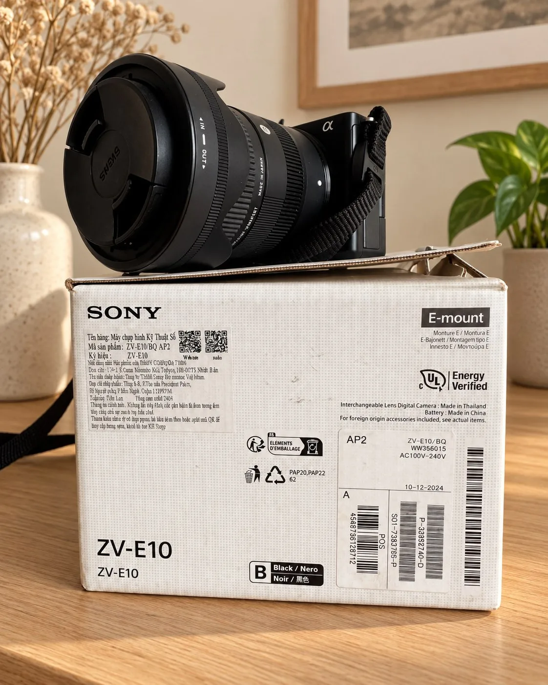 Sony ZV‑E10 с объективом Sigma 18‑50 mm f/2.8