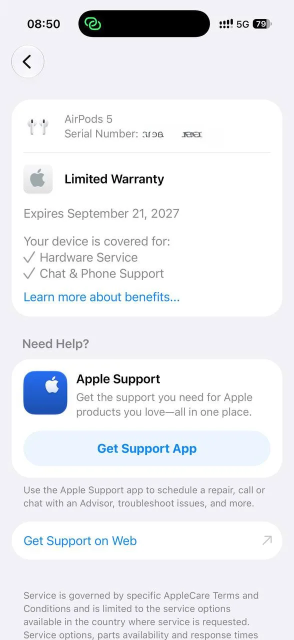 AirPods 5 с беспроводным зарядным кейсом