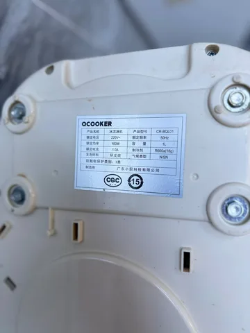 Компрессорная мороженица Ocooker CR-BQL01, 1 л, фото 3